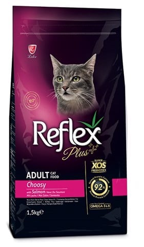 Reflex Plus Choosy 1.5kg – dành cho mèo trưởng thành kén ăn